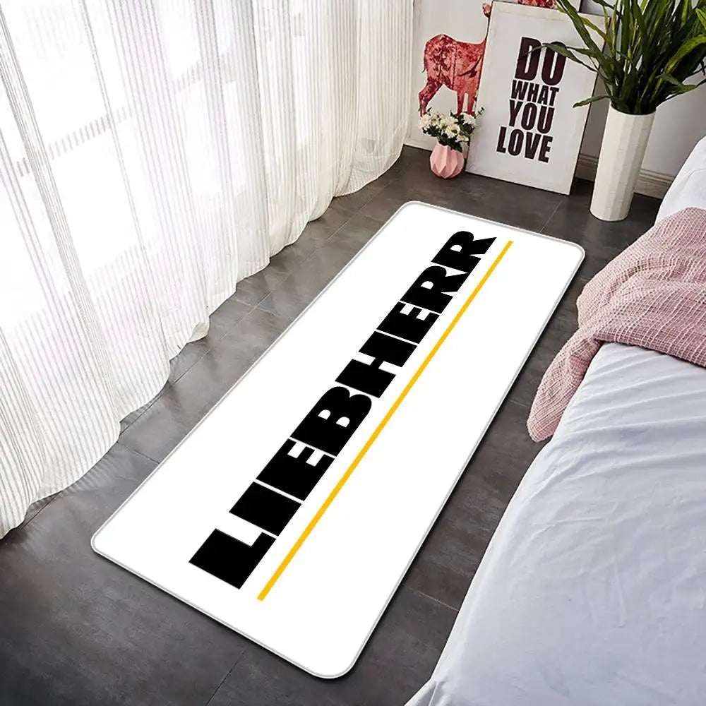 L-Liebherr Entrance Doormat Bath Mats Non-slip Mat Entrance Of House Custom Carpet Kitchen Foot Mat Rug Carpets