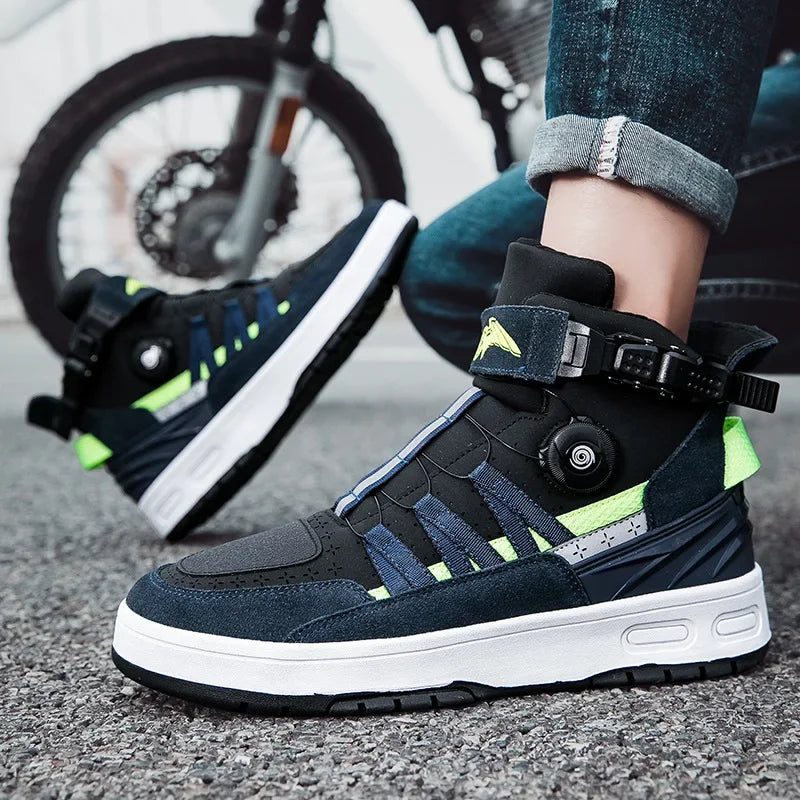 Hot Off-road Riding Shoes Protection Bike Boots for Couples Men Sports Shoes for Professional Racers Moto Shoes Moto Equipment