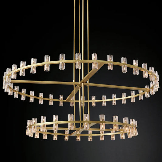 Villa Duplex Chandelier New Light Luxury Light Post Modern Crystal Chandelier Light Luxury For Living Room Lamp Home Decoration