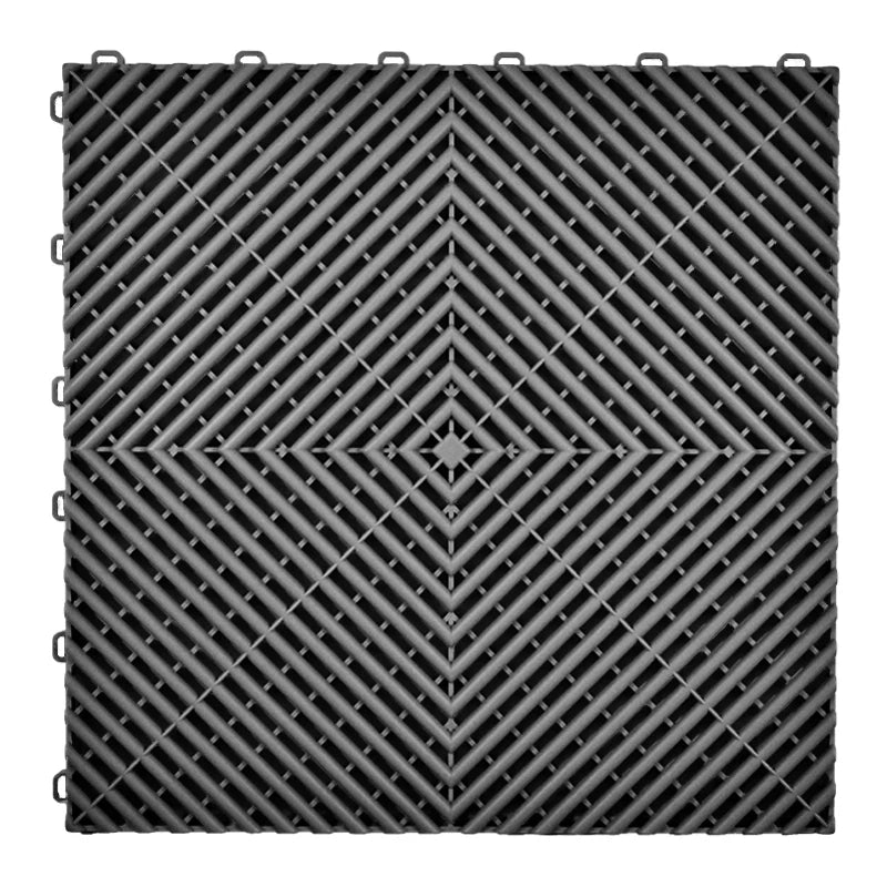 40PCS Pvc Garage Floor Tiles High Quality Pvc Car Garage Flooring Mat PP Plastic Interlocking Car Wash Room Tiles