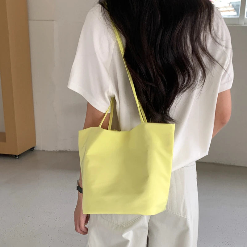 Casual Nylon Bucket Bags for Women Shoulder Bag Fashion Soft Women Bag NEW Tote Purses and Handbags Female Shopper Commuter Bags