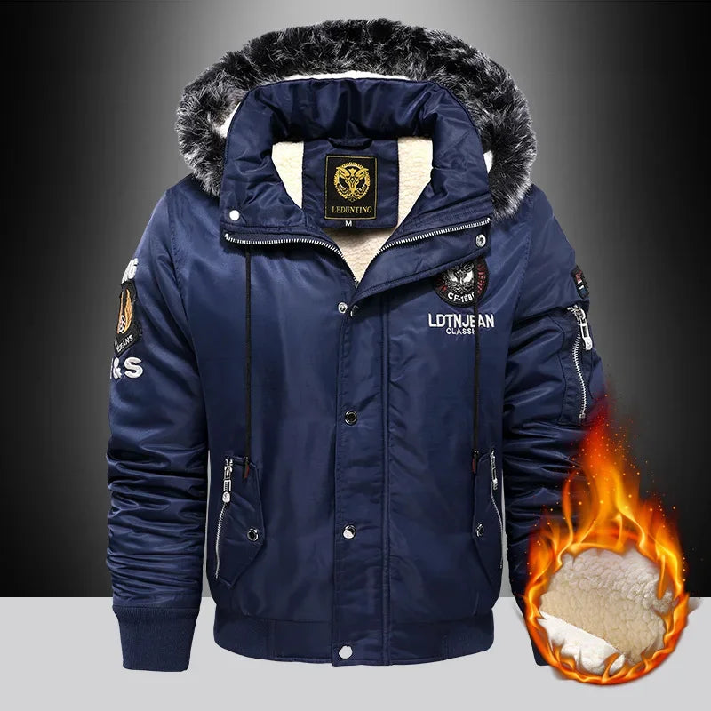 2026 Men Winter Hooded Down Jackets Warm Parkas Winter Coats Male Outwear Casual Winter Jackets Good Quality Men Long Jackets