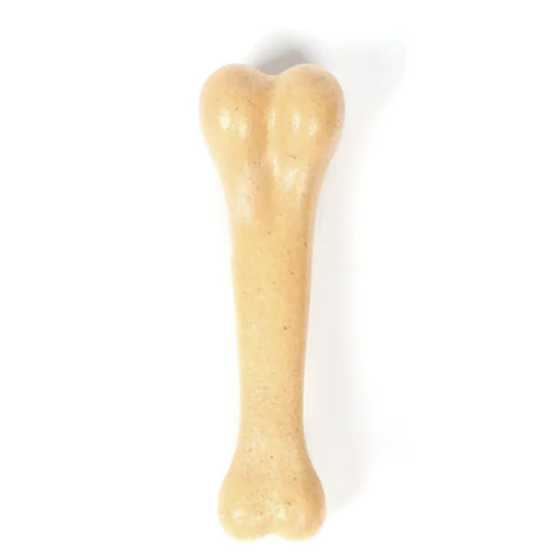 Natural Non-Toxic Indestructible Dog Bone Chew Toy Anti-Bite Puppy Teething Chew Toy for Small Medium Large Dogs Pet Chewbone