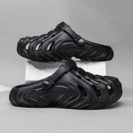 Summer Beach Clogs For Men EVA Breathable Slippers Outdoor Sandals Soft Slides Men Casual Water Garden Shoes Male Beach Sandals