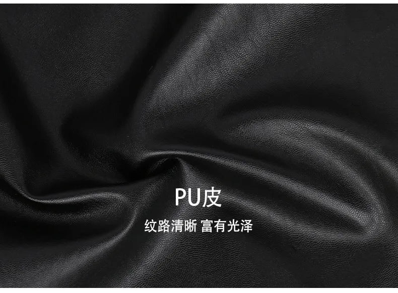 Mauroicardi Spring Autumn Waterproof Black Soft Pu Leather Trench Coat for Women Belt Double Breasted Floor Length Overcoat 2025