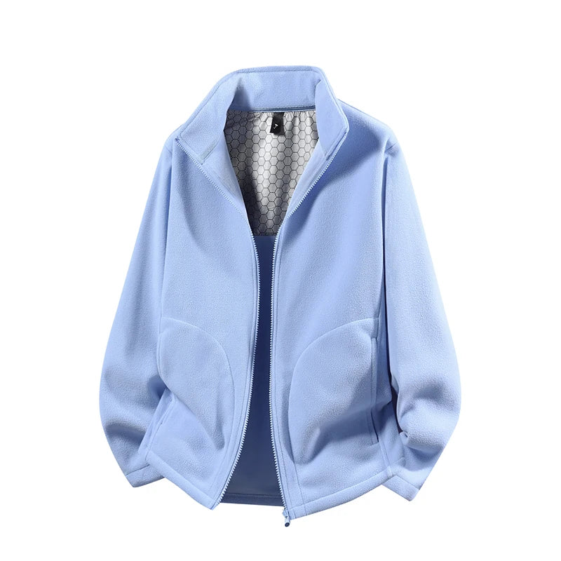 CHRLCK Men Women Hiking 3IN1 Jackets Waterproof Fleece Windproof Windbreaker Camping Climbing Trekking Outdoor Jacket Autumn