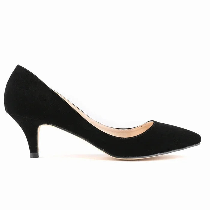 Spring and Autumn 2026 Women Pumps 5cm High Heels Solid Color Breathable Rubber Non Slip Sole Latex Insole Work Wedding Shoes