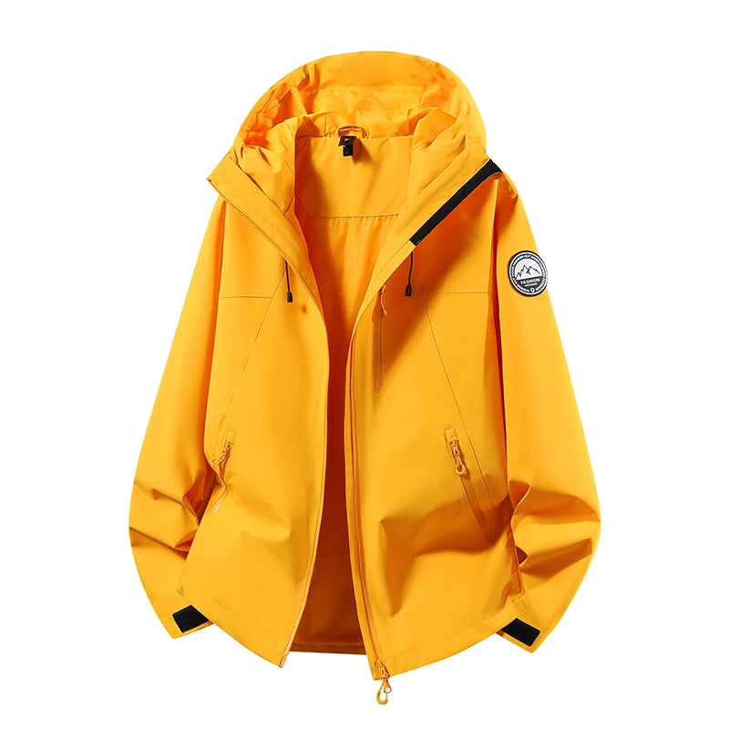 CHRLCK Men Women Hiking 3IN1 Jackets Waterproof Fleece Windproof Windbreaker Camping Climbing Trekking Outdoor Jacket Autumn
