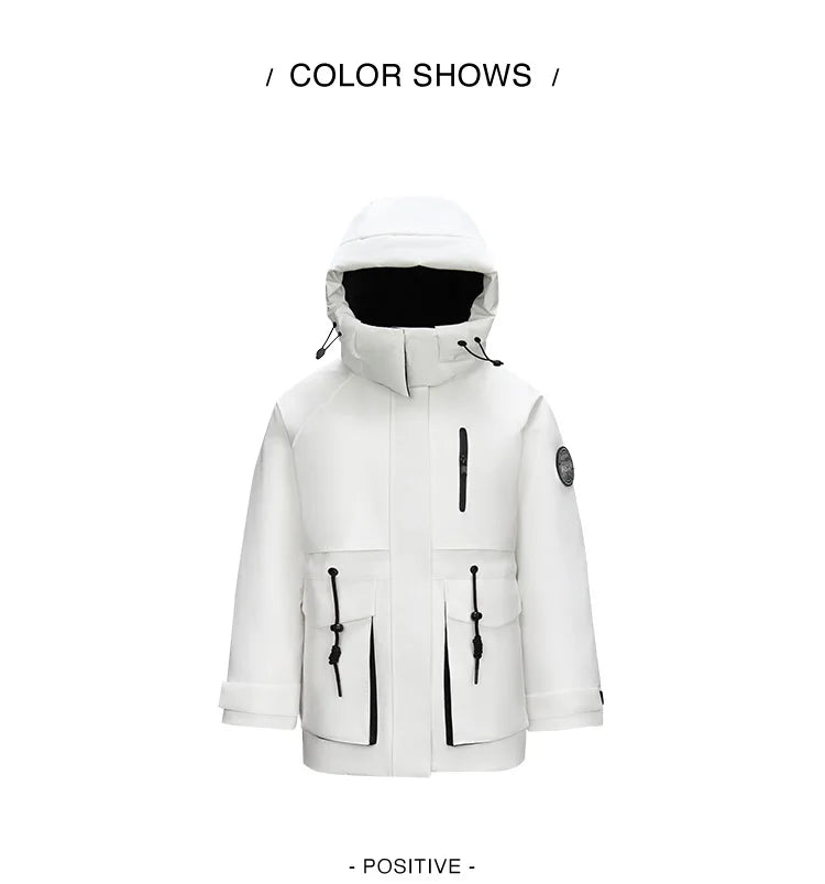 Semir Down Jacket Women Mid-Length Waterproof Oil-proof Stain-proof 2026 New Winter Clothing Coat Women