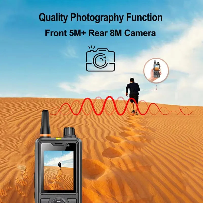 ANYSECU T60 Android 8.1 4G Network Radio With WIFI GPS Work with ZELLO Real-ptt Echolink POCstar F41 POC Walkie Talkie