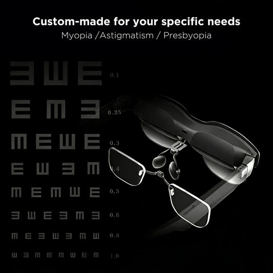 For RayNeo Air 4/Air 4 Pro/Air3S Pro/Air3/3S/Air 2S Smart Glasses Lens Custom Myopia and Hyperopia Anti-Blue Anti-glare Lenses