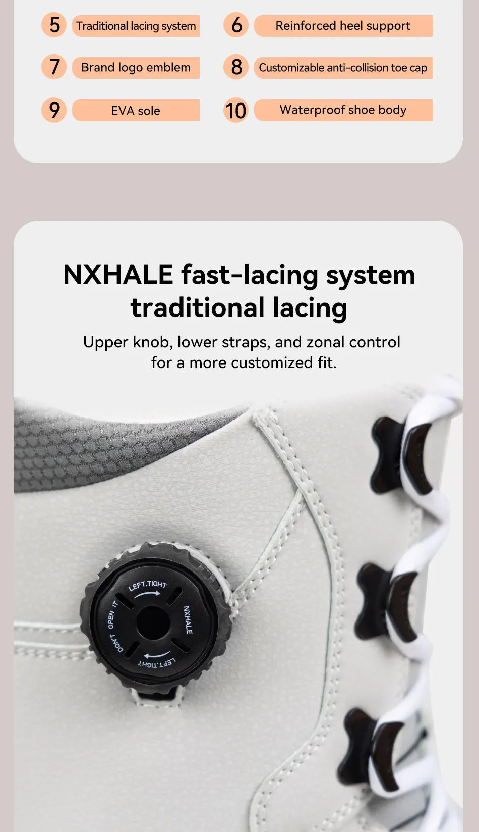 LILKINGS Wishing Star Snowboard Boots Side Buckle Lacing Quick Entry Thermo Liner Women Men 36-45