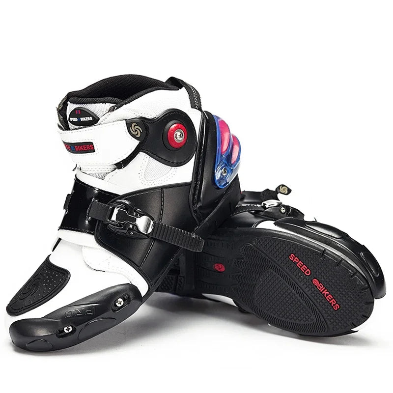 Hots PRO-BIKE Waterproof All-season Motorcycle Riding Shoes for Men and Women Off-road Racing Boots Motorbike Rider Boots