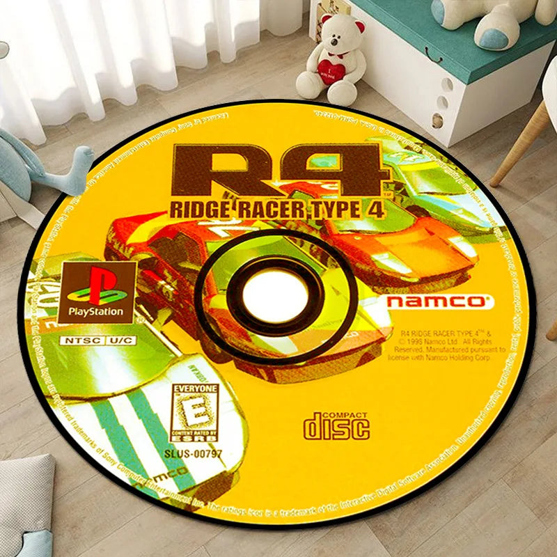CD living room round rugs custom rugs play game mat carpet bedroom children's room Racing picture and custom carpet