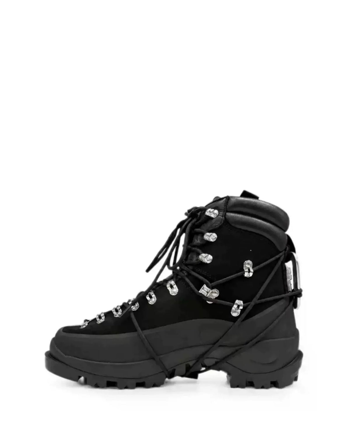 Customized Men Leather Black High Quality Functional Thick soled Motorcycle Hiking He Boots