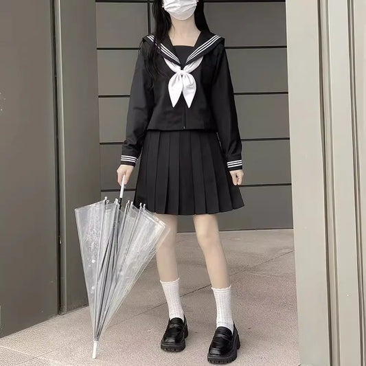 Japanese School Uniforms Sailor Suit Jk Uniforms College Middle School Uniform For Girls Students Costume