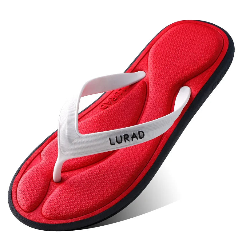 3D Memory Sponge PU Massage Men's Flip Flops Summer Antiskid Outdoor Sandal Clip Casual Beach House Rubber Soft Women Slippers