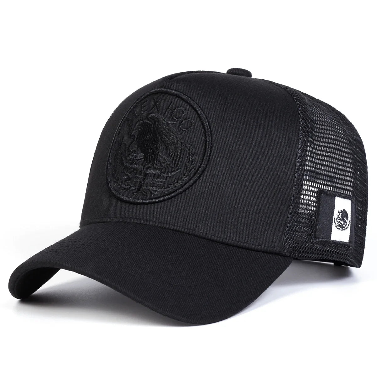 Unisex Mexican Flag Embroidery Baseball Net Caps Adjustable Casual Hats Spring and Summer Outdoor Sunscreen Hat