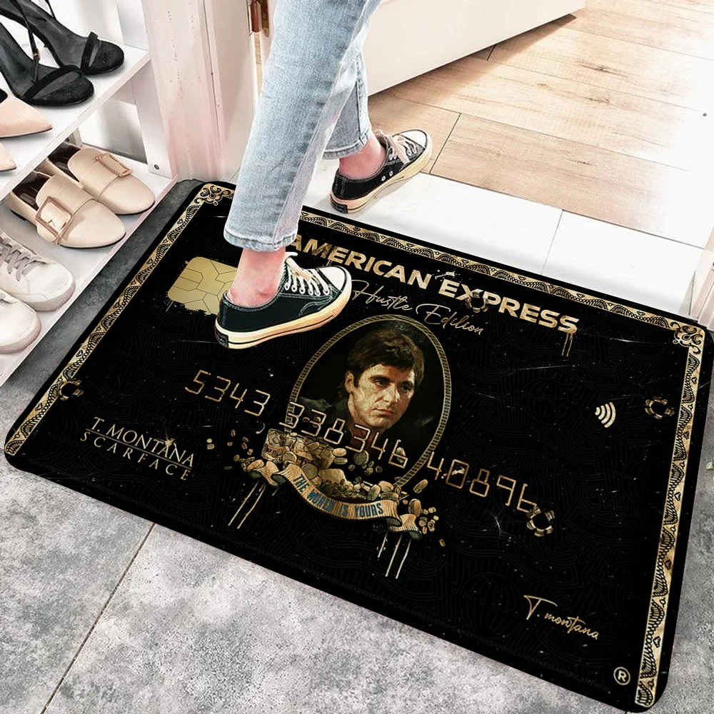 Movie Scarface Room Mats Anti-slip Absorb Water Long Strip Cushion Bedroon Mat Household Carpets