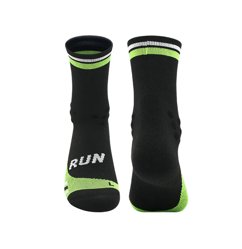 Running Compression Socks Crew Marathon Sport Sock For Man Woman Adult Teenager