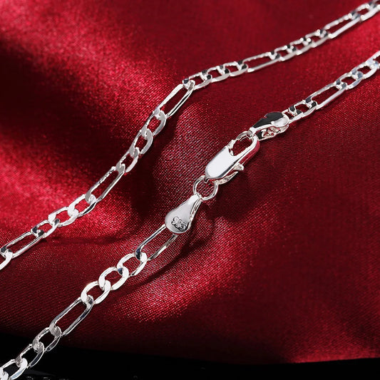 925 Sterling Silver 16/18/20/22/24/26/28/30 Inch Chains Necklace For Women Men Luxury Designer Jewelry GaaBou