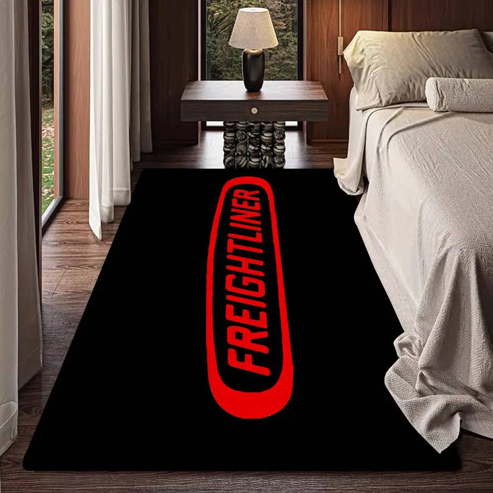 F-FreightlinerS Hallway Carpet Non-Slip Laundry Room Mat Laundry Decor Balcony Child Living Room Bedside Area Rugs
