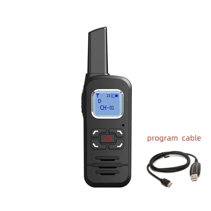 Long Range DMR Digital Analog Walkie Talkie Single Band Dual Time Slot Ham Radios for Emergency Communication