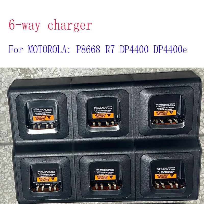 Motorola 4-6-8Charger For Xir P8668 P8268 R7 DP4400e Dp4400 Dp4800 Dp4801 dep550 dep570 dp2000 dp2400 dp2600 Etc talkie walkie