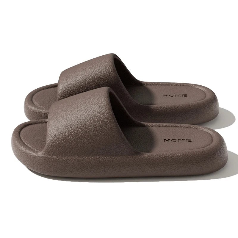 Soft Sole EVA Home Slippers For Women Thick Platform Home Bathroom Slides Woman Summer Non Slip Beach Flip Flops Couple Sandals