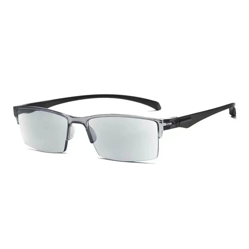 Smart Automatic Zoom Reading Glasses Rimless Optical Presbyopia Eyewear Ultralight Spectacle Blue Light Glasses Unisex