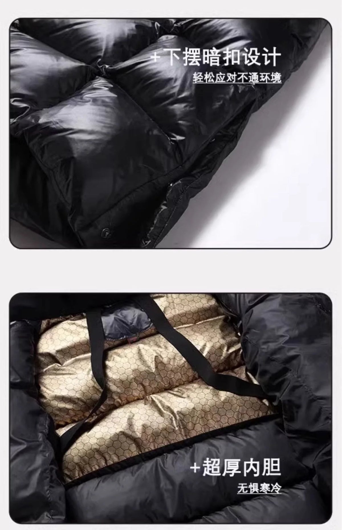 2026 New 500g+ White Goose Down Parka, Long Thick -40°C Extreme Cold Resistant Coat, Winter Gear Couple Matching Down Coat