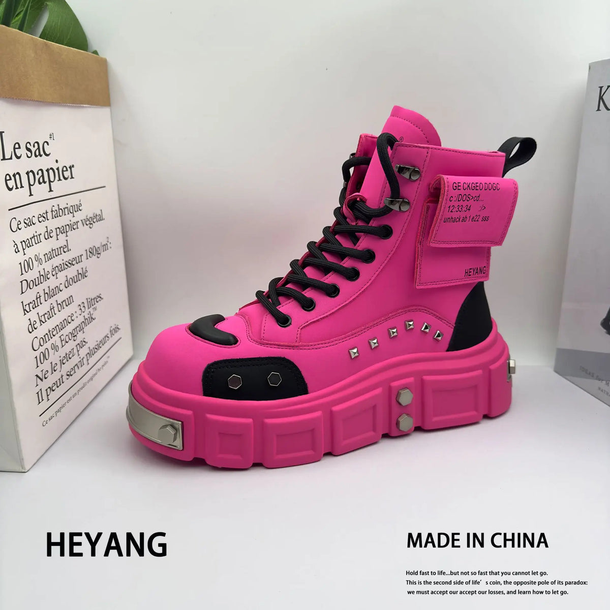 2025 Spring and Autumn Men Male Ruffian Handsome Fried Street High-top Trend Increases Thick Bottom Niche Trend Chelsea Boots