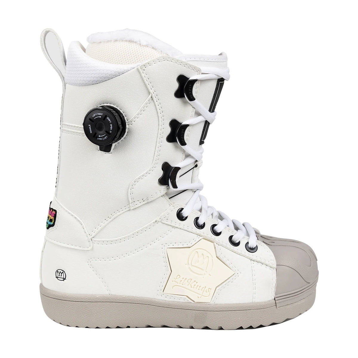 LILKINGS Wishing Star Snowboard Boots Side Buckle Lacing Quick Entry Thermo Liner Women Men 36-45