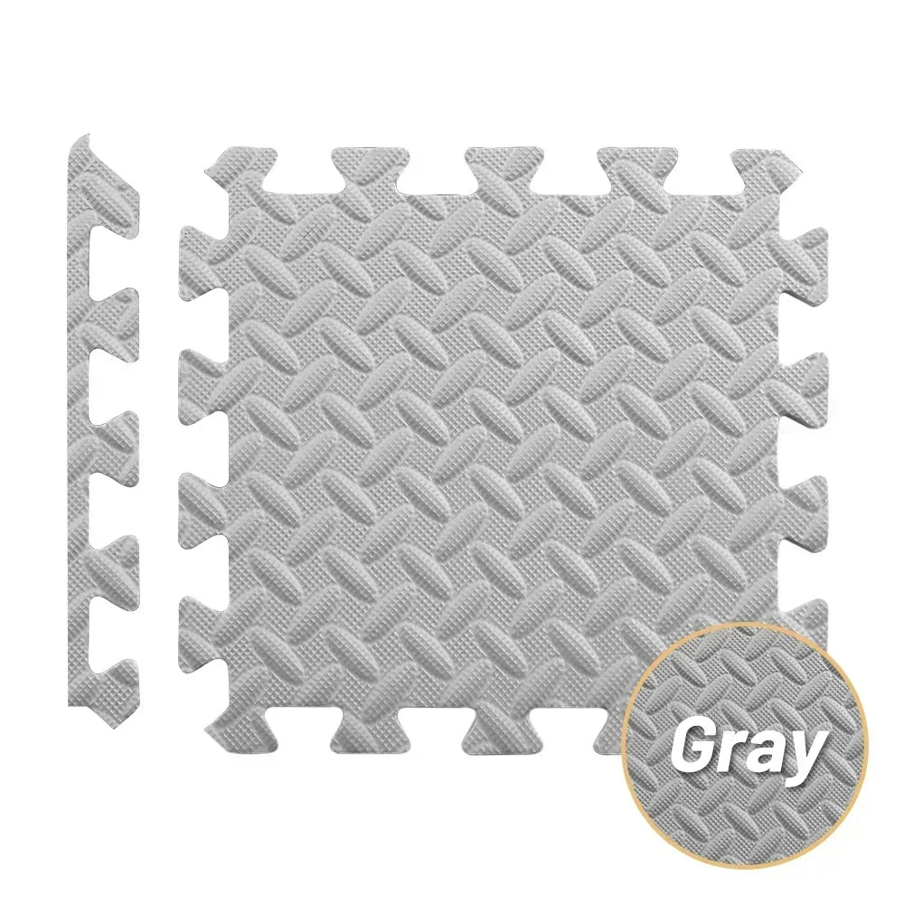 1-20PCS Soft Foam Interlocking Carpet Tiles - Non-Slip Puzzle Floor Mats Ideal for Home Gym and Baby Playroom Rugs for Bedroom