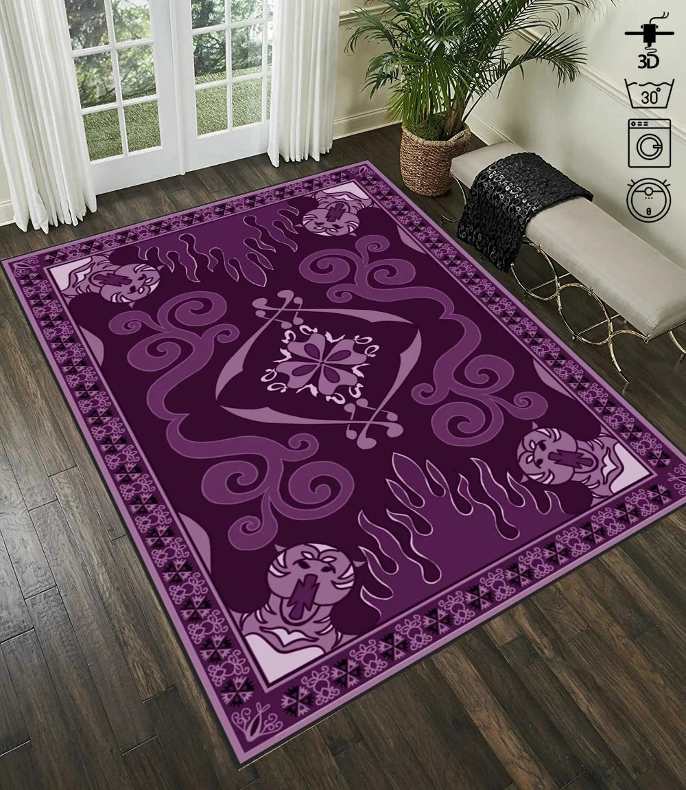Aladdin Magic Rugs Flying Carpet for Living Room and Bedroom Decor Stylish Kitchen Floor Mat Kitchen Coffee Table Mats Doormat