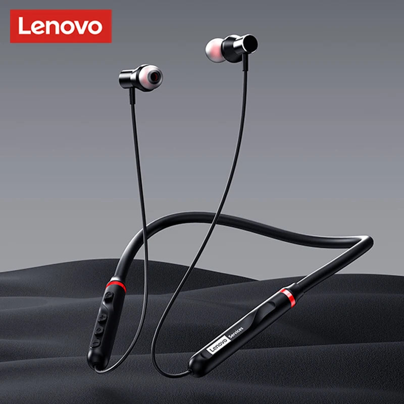 Original Lenovo Y111 Bluetooth 6.0 Headphones Neckband Magnetic Earbud Stereo Running Secure Fit Sports Gaming Wireless Headset