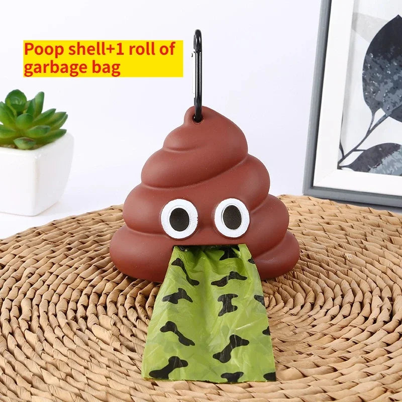 Pet Supplies - Garbage Bag Dispenser. Portable Degradable Dog Toilet Bag and Stool Storage Box for Cats and Dogs to Go Out