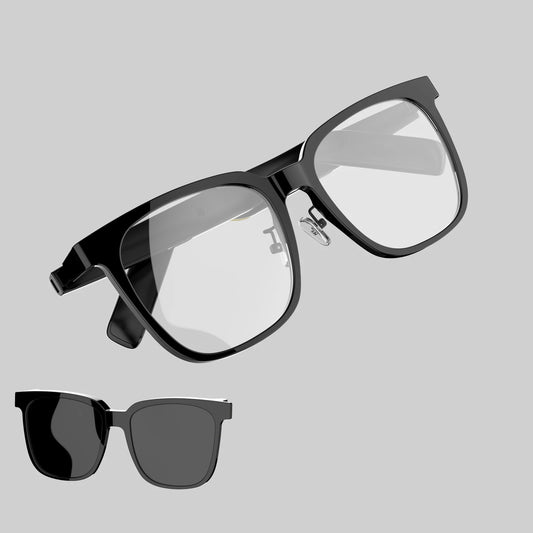 2-in-1 Smart Glasses With Magnetic Lenses Versatile, Clear Vision Enhanced Comfort TWS SG18pro
