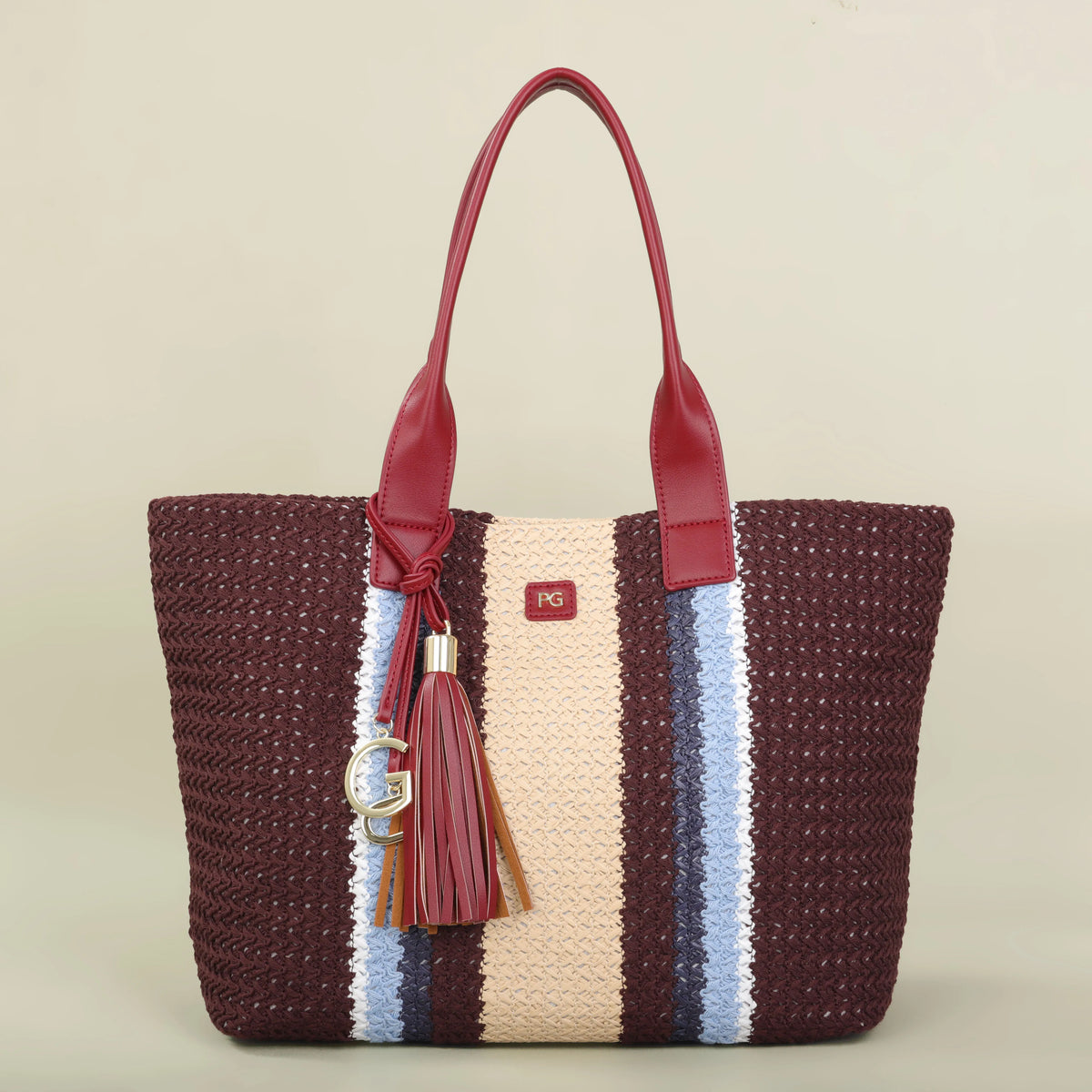 PG 2026 New Niche Luxury Designer Shoulder Crossbody Armpit Bag Ladies Wide Shoulder Strap Large Capacity Bag
