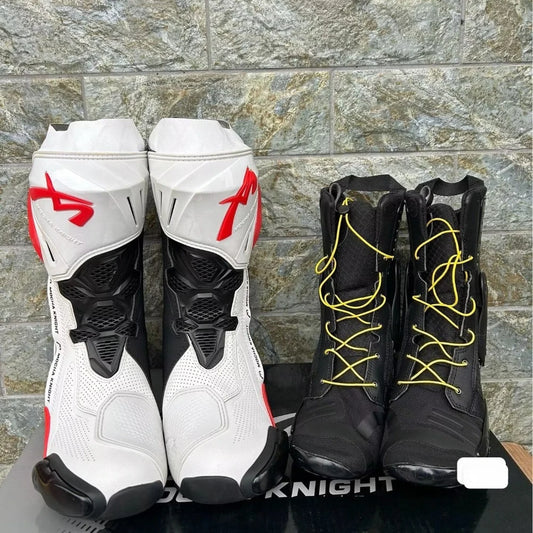 Mocha SH099 Motorcycle Track Riding Boots CE Certification Professional Racing Botas Waterproof Boots Double Botas Motocross
