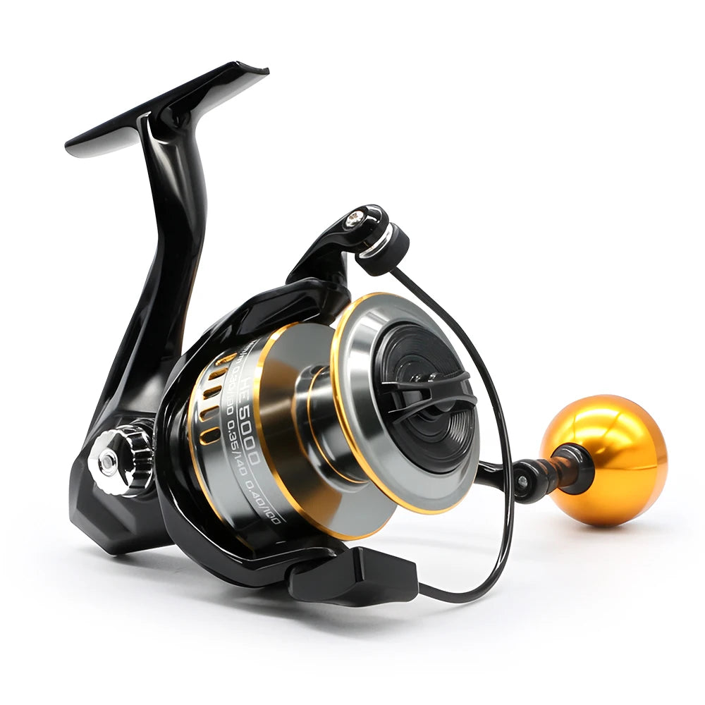 Fishing accessorHE Spinning Reels Ultralight Metal 5.2:1 Gear Ratio 1000-7000 Saltwater Or Freshwater Big Max Drag Fishing Reels