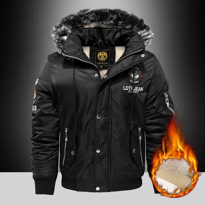 2026 Men Winter Hooded Down Jackets Warm Parkas Winter Coats Male Outwear Casual Winter Jackets Good Quality Men Long Jackets