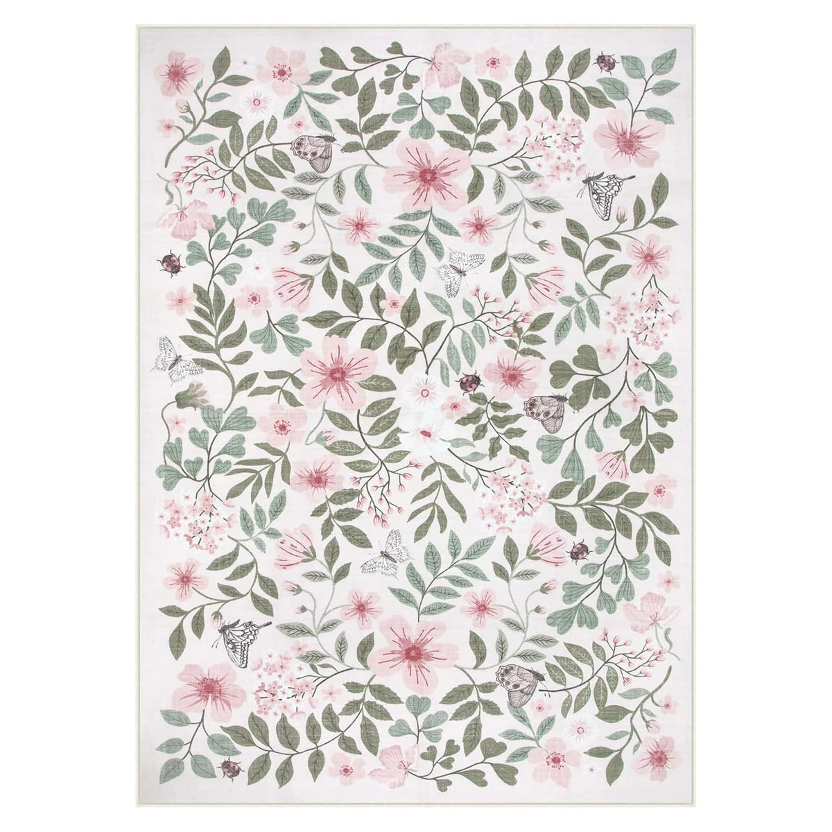 Vintage Floral BOHO Rugs Living Room Large Area Carpet Bedroom Floor Mats Foldable Machine Washable Rug Long Strip Runner Mat 러그