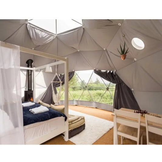 Custom Made VIP Hotel Dome House Tent Luxury Resort Dome Tents for Glamping Events Geodesic Dome Tents