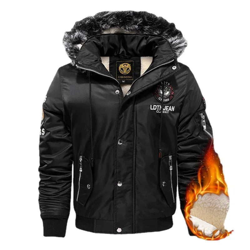 2026 Men Winter Hooded Down Jackets Warm Parkas Winter Coats Male Outwear Casual Winter Jackets Good Quality Men Long Jackets