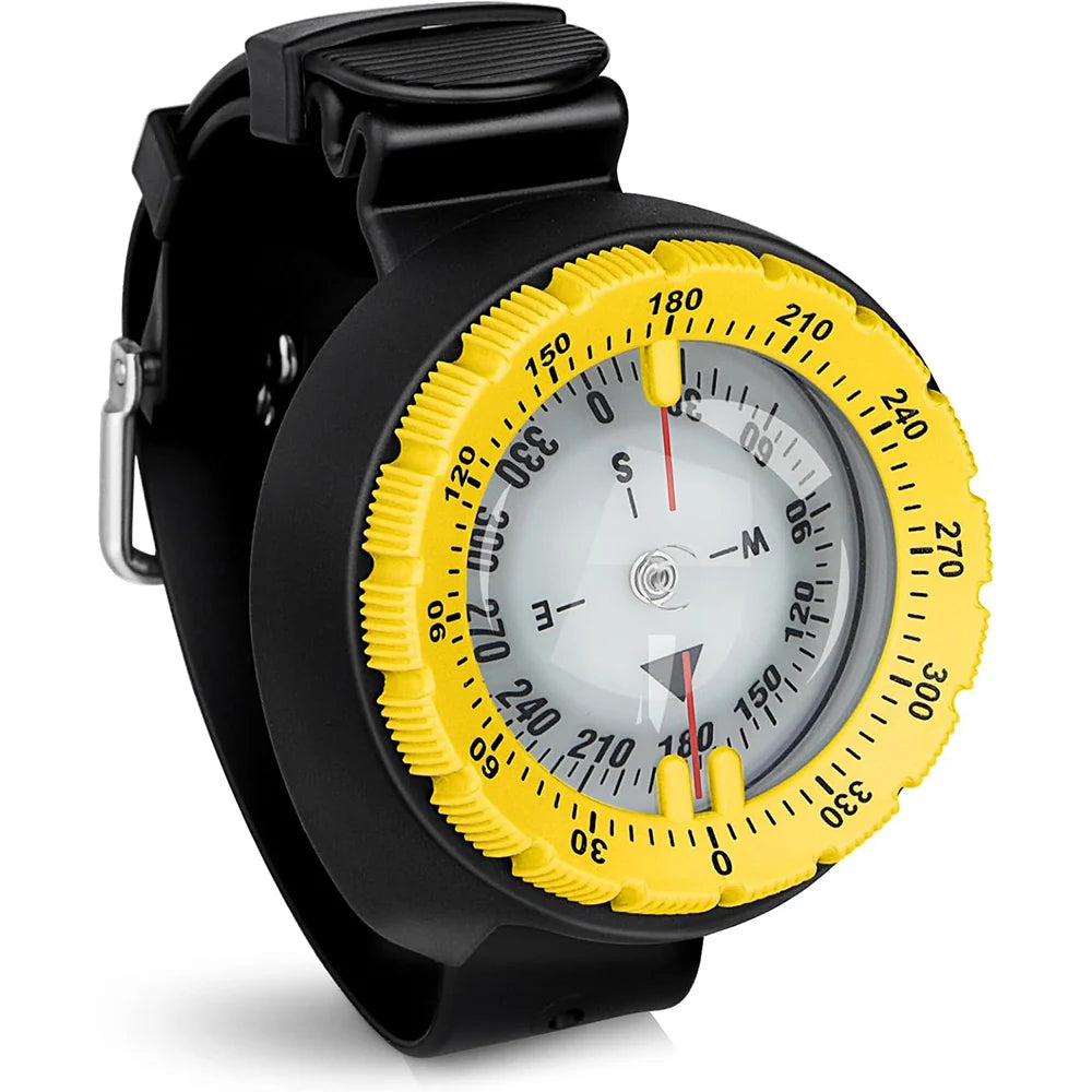 Digital Underwater 50m Diving Compass Professional Waterproof Navigator Digital Scuba Luminous Balanced Watch Swimming Outdoor