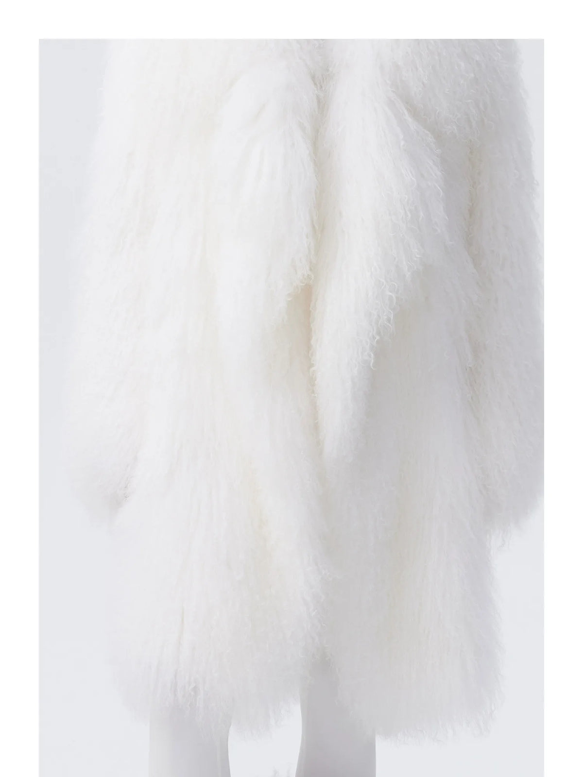 Lautaro Autumn Winter Long Oversized White Thick Warm Soft Faux Fur Coat Women Loose Stylish Luxury Fluffy Overcoat Streetwear