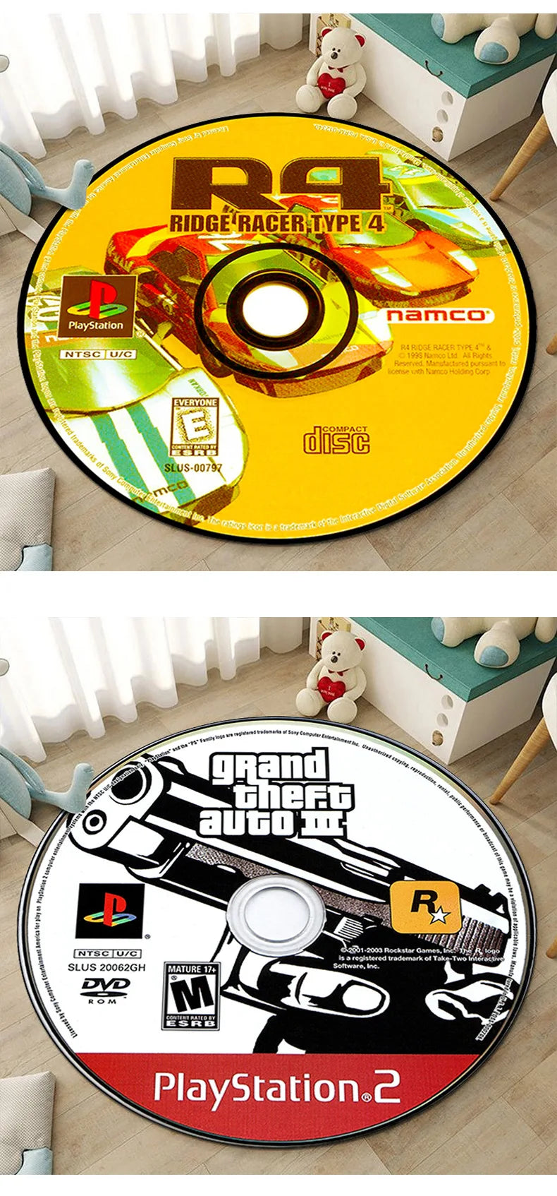 CD living room round rugs custom rugs play game mat carpet bedroom children's room Racing picture and custom carpet