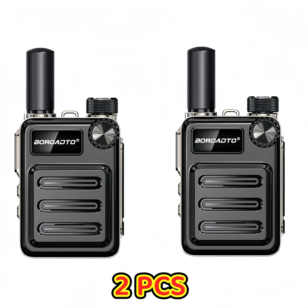 Mini Walkie Talkie 5W UHF 400-470MHz 16CH Two Way Radio One Key Frequency Matching Long Standby Portable Handheld Transceiver