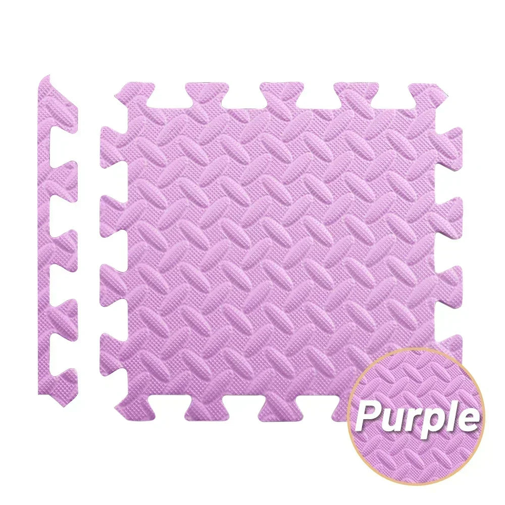 1-20PCS Soft Foam Interlocking Carpet Tiles - Non-Slip Puzzle Floor Mats Ideal for Home Gym and Baby Playroom Rugs for Bedroom